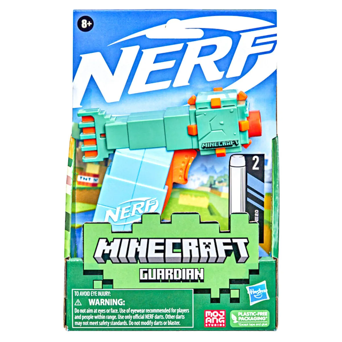Nerf Minecraft MicroShots Foam Dart Blasters styles vary