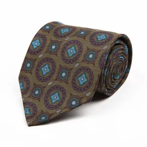 Origami Abstract Green Tie