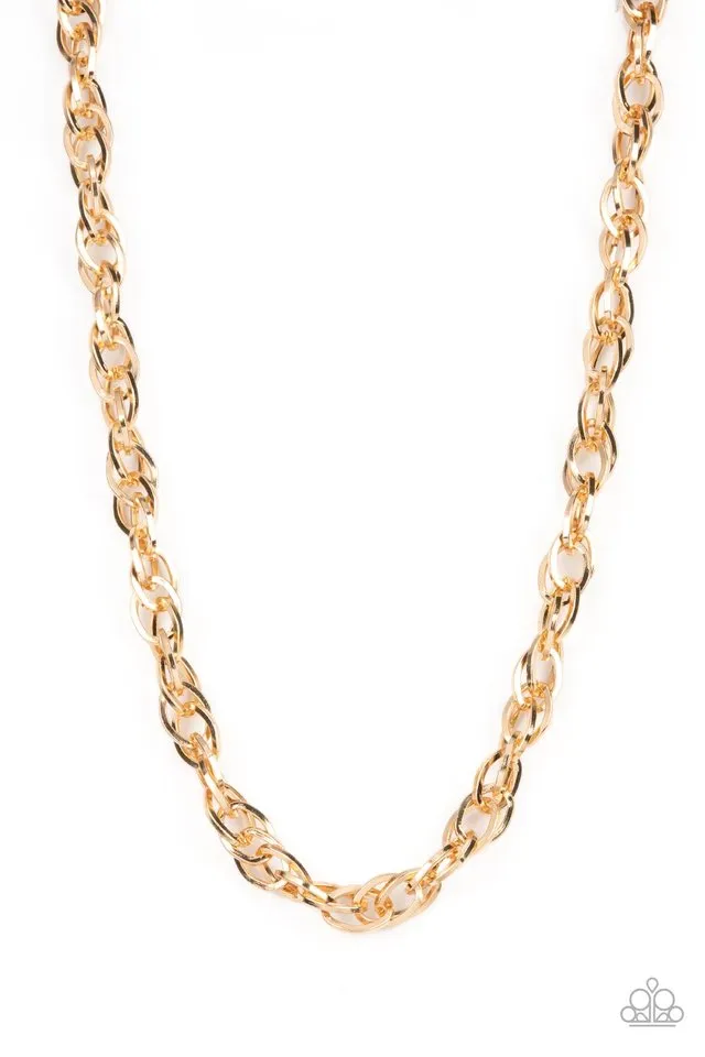Paparazzi Necklace ~ Custom Couture - Gold