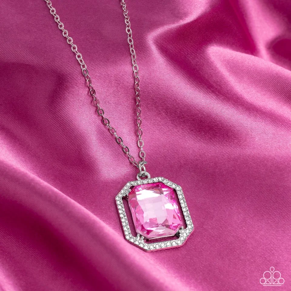 Paparazzi Necklace ~ Galloping Gala - Pink