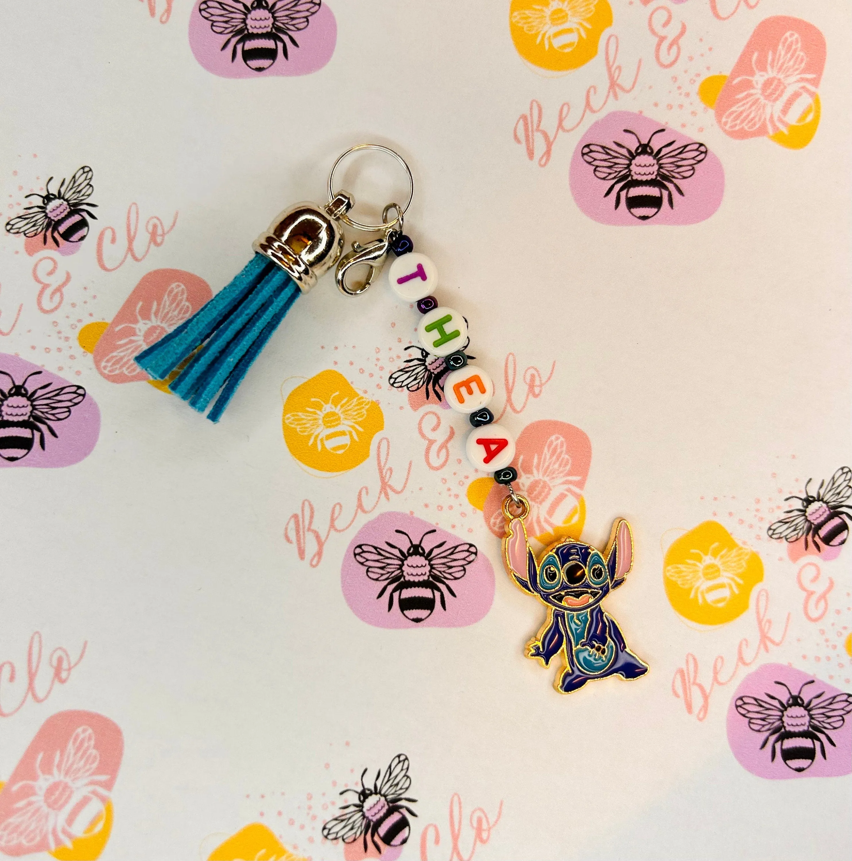 Personalised Character Bag Charm