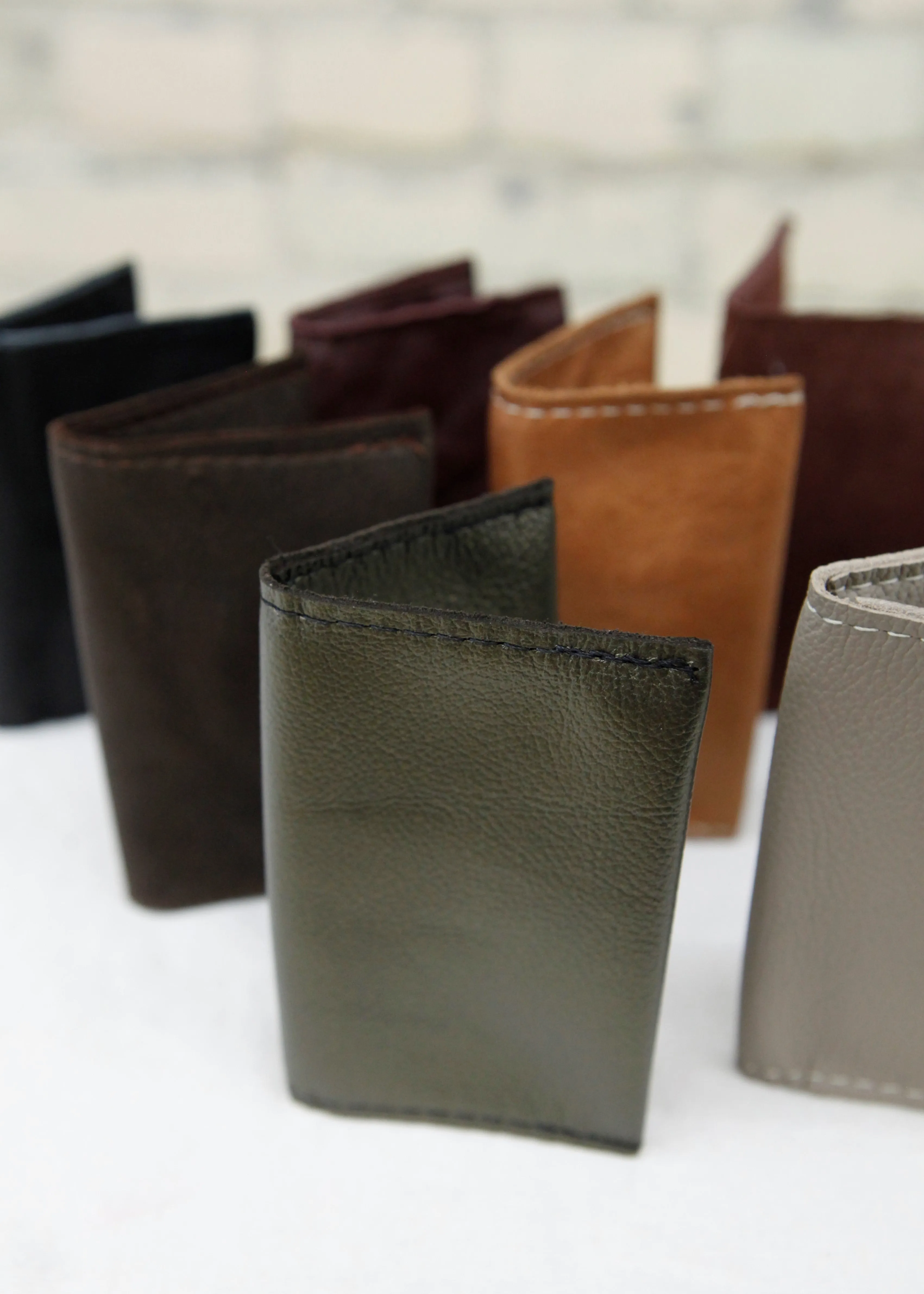 Salvaged Leather Wallet