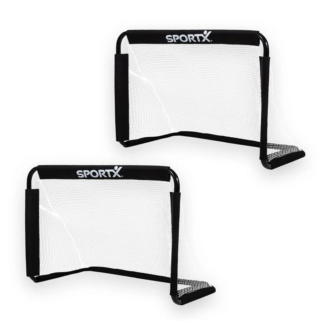 SportX Metal Soccer Goal 2 Gates Set (78-56-45cm)