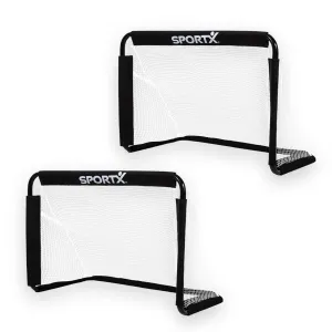 SportX Metal Soccer Goal 2 Gates Set (78-56-45cm)