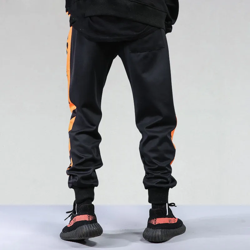 Striped Patchwork Harem Joggers