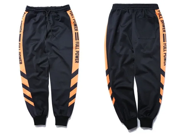 Striped Patchwork Harem Joggers