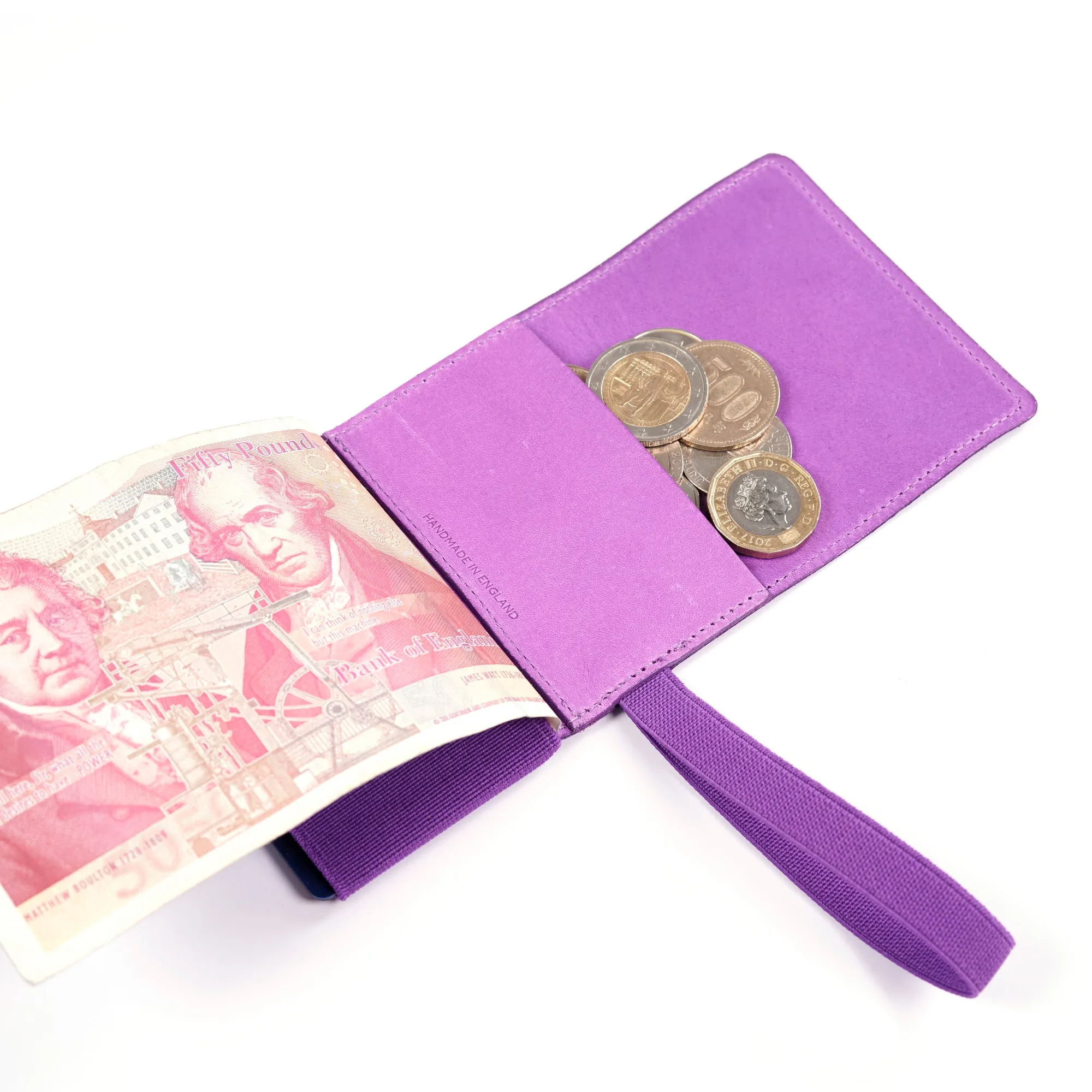 TROVE Cash Wrap: Purple Leather