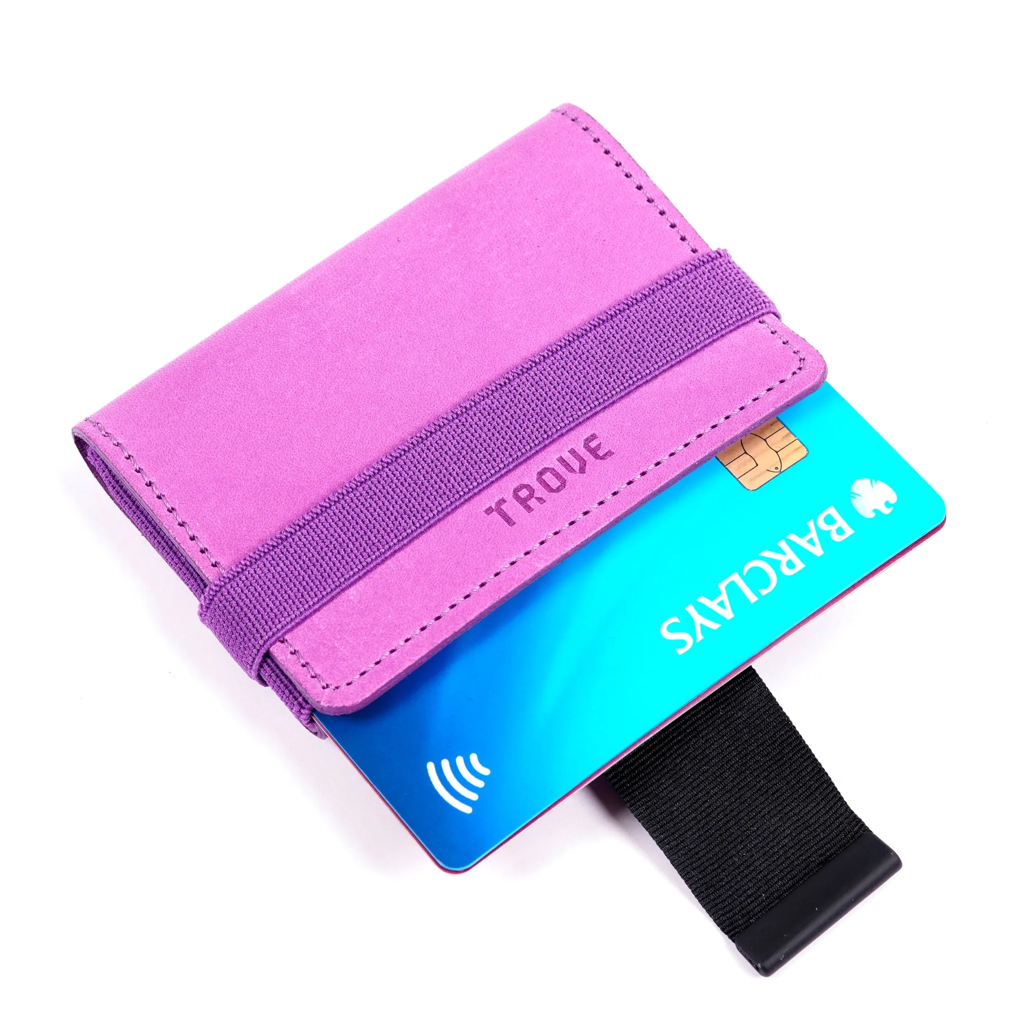 TROVE Cash Wrap: Purple Leather