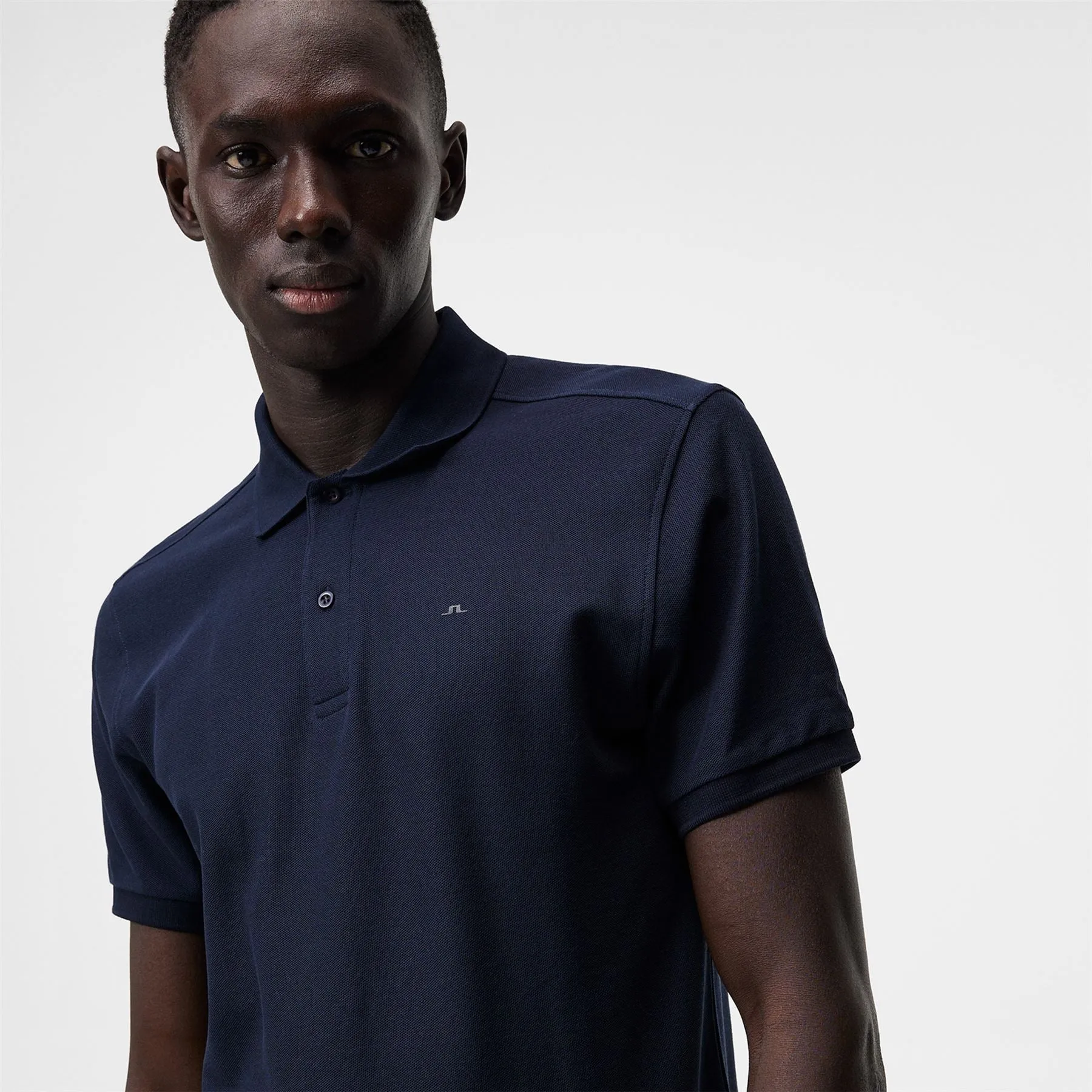 Troy Slim Fit Pique Polo JL Navy - 2024