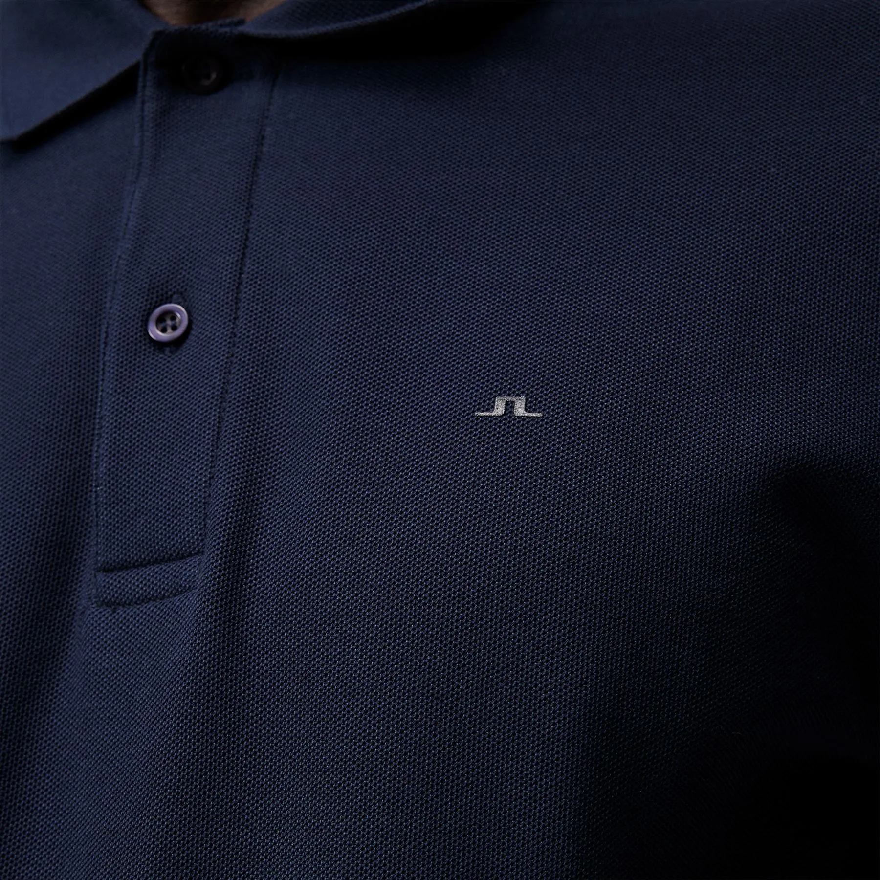 Troy Slim Fit Pique Polo JL Navy - 2024