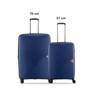 Wenger Ultra-Lite 67 76cm Hardside Expandable Luggage Trolley Set of 2 -Blue  