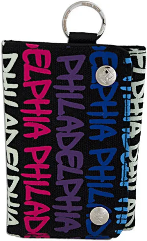 WWPH05 Robin Ruth Wallet Philadelphia Black Blue Purple